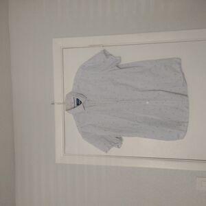 Apt. 9 Blue Casual Button Down Shirt Relaxed Fit